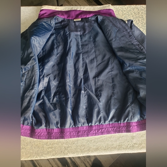 JACKET. SPORTS. VINTAGE. SILK. - Picture 6 of 7